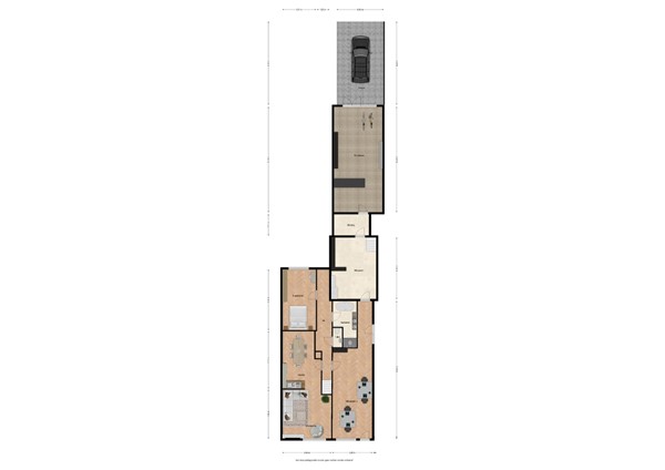 Floorplan - Dorpsstraat 58, 4511 EH Breskens