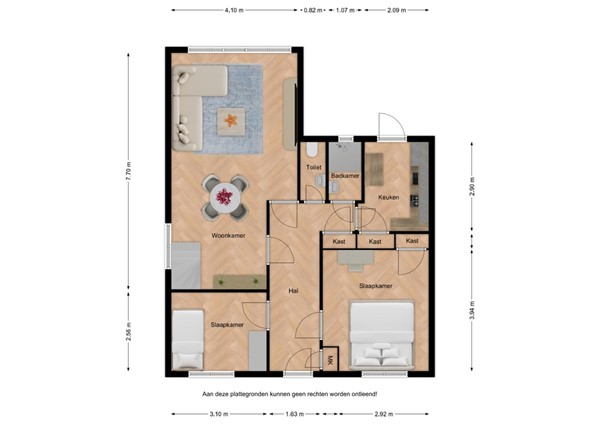 Floorplan - Pasdam 10, 4524 JA Sluis