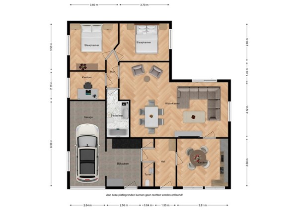 Floorplan - Ghistelkerke 626, 4511 JP Breskens