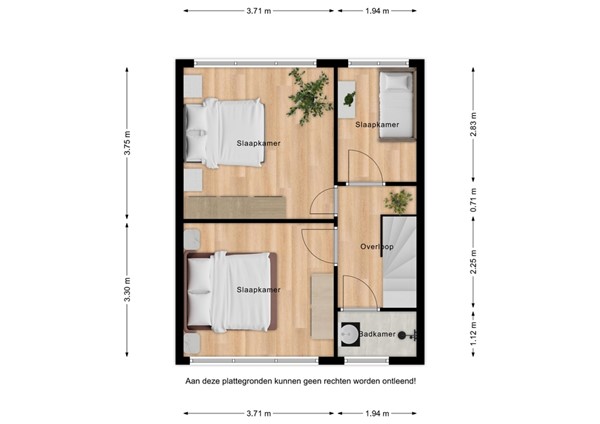 Floorplan - Koningin Wilhelminastraat 4, 4507 AE Schoondijke