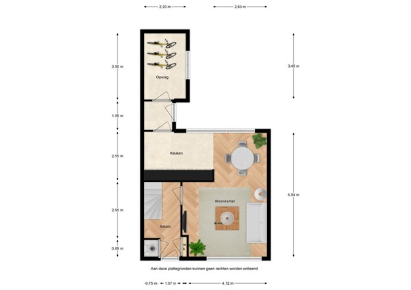 Floorplan - Philips van Kleefstraat 44, 4511 CG Breskens