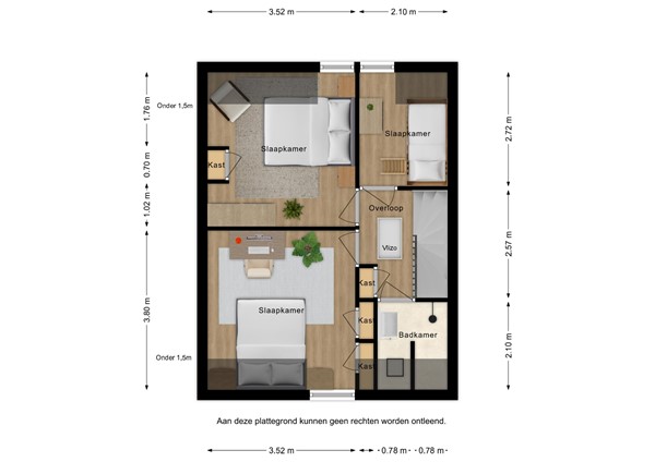 Floorplan - Prins Mauritsstraat 7, 4501 JR Oostburg