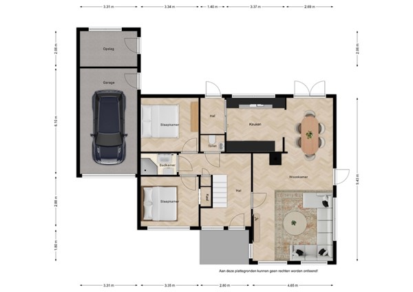 Floorplan - 't Schuttebocht 25, 4501 AA Oostburg