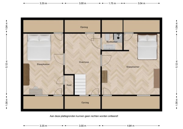 Floorplan - 't Schuttebocht 25, 4501 AA Oostburg