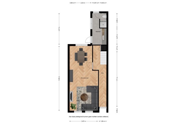 Floorplan - Boulevard 63, 4511 AB Breskens