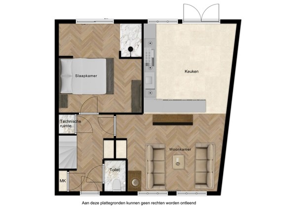 Floorplan - Dorpsstraat 11, 4505 AN Zuidzande
