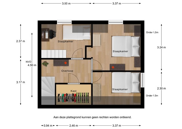 Floorplan - Van der Slikkestraat 17, 4507 AC Schoondijke