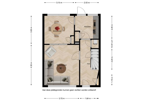Floorplan - Lange Heerenstraat 7, 4507 BA Schoondijke