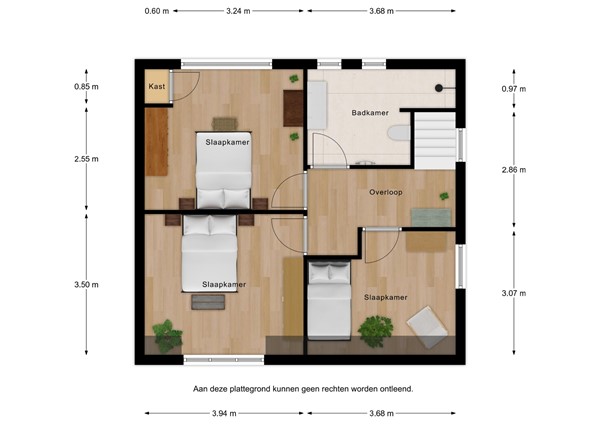 Floorplan - Oude Kerkstraat 12, 4527 CV Aardenburg