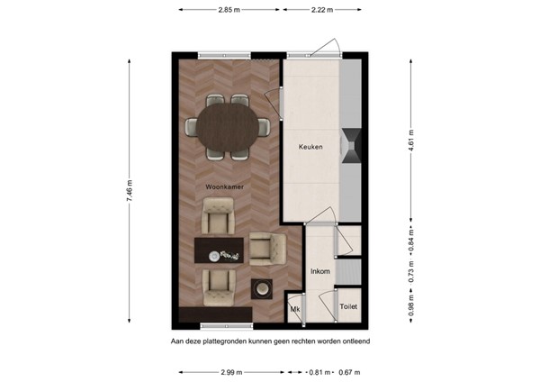 Floorplan - Burgemeester I. van Houtestraat 27, 4501 CD Oostburg