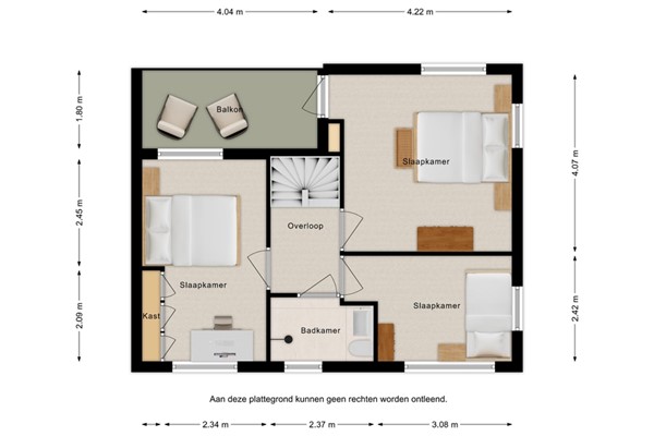Floorplan - Prinsessenstraat 9, 4515 BK IJzendijke