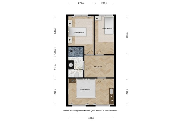 Floorplan - J.F. de Millianostraat 71, 4511 HK Breskens