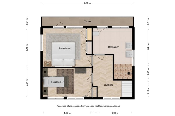 Floorplan - Nieuwstraat 16, 4503 BD Groede