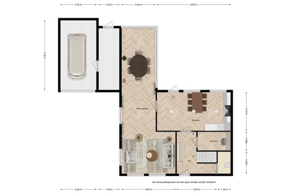 Floorplan - Nieuwstraat 16, 4503 BD Groede
