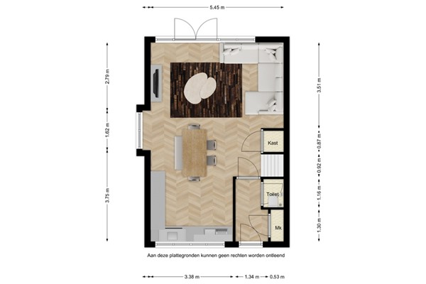 Floorplan - Kruithuisstraat 53, 4515 AX IJzendijke