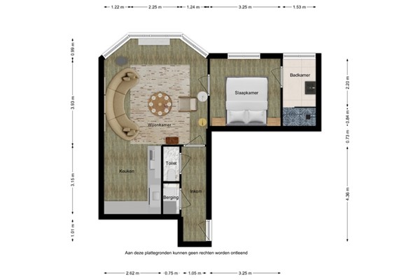 Floorplan - Boulevard de Wielingen 70-001, 4506 JL Cadzand