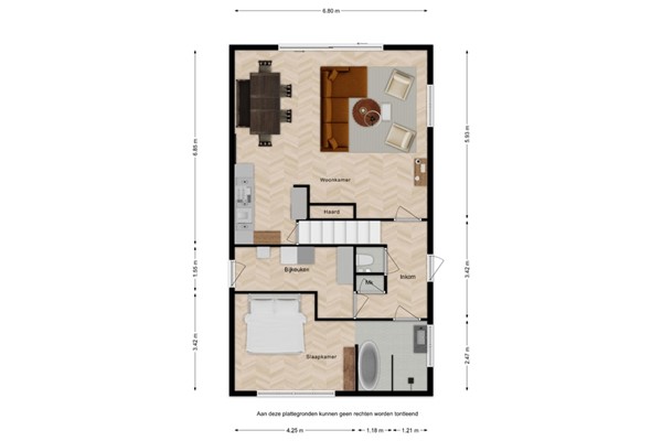 Floorplan - Elmarestraat 43, 4508 AB Waterlandkerkje