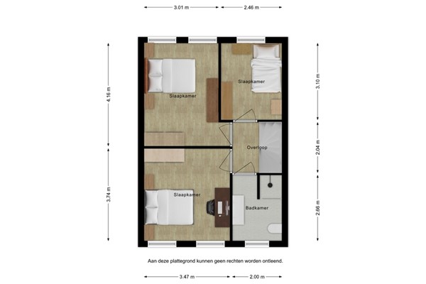 Floorplan - Voorstraat 19, 4527 GM Aardenburg