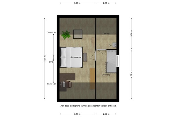 Floorplan - Voorstraat 19, 4527 GM Aardenburg