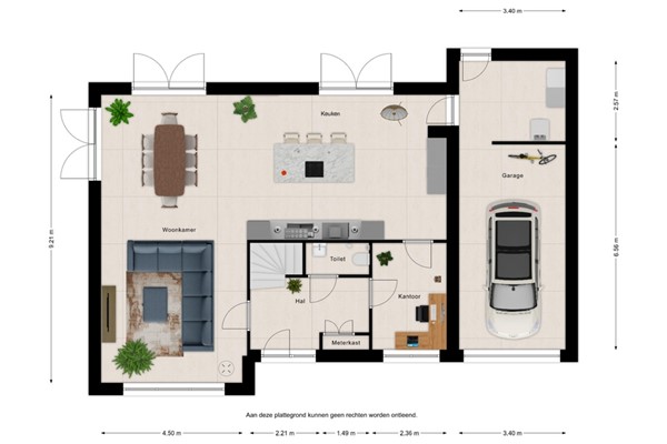 Floorplan - Dullaertstraat 41A, 4561 KA Hulst