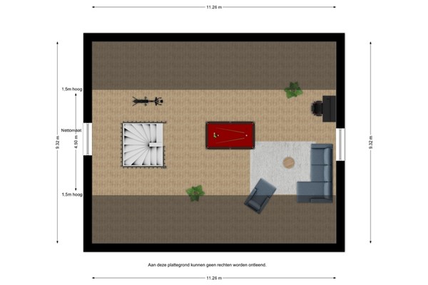 Floorplan - Dullaertstraat 41A, 4561 KA Hulst