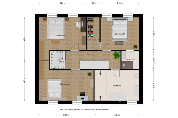 Floorplan - Dullaertstraat 41A, 4561 KA Hulst