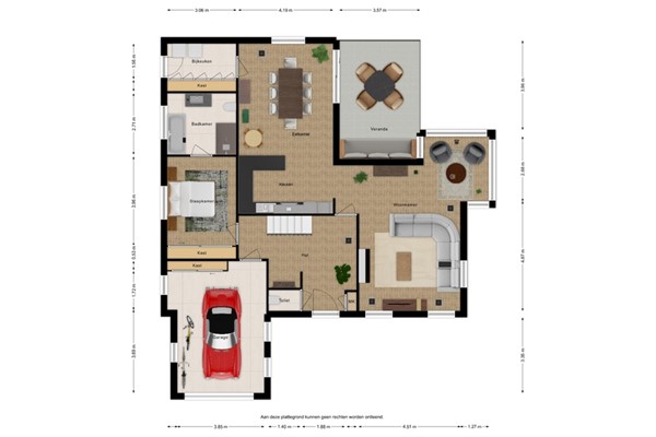 Floorplan - Zuidwal 26, 4501 BW Oostburg