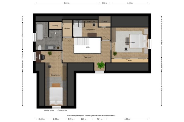 Floorplan - Zuidwal 26, 4501 BW Oostburg