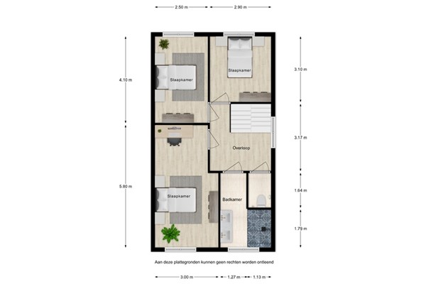 Floorplan - Jhr. De Brauwstraat 2C, 4503 AW Groede