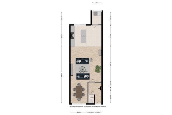 Floorplan - Meester Hennequinstraat 10, 4501 AT Oostburg