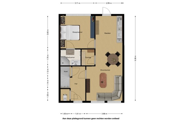 Floorplan - Haven 62, 4527 AC Aardenburg