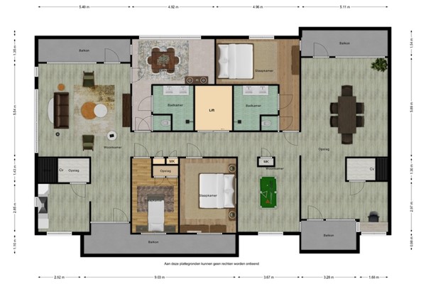 Floorplan - Port Scaldis 21-081, 4511 DC Breskens