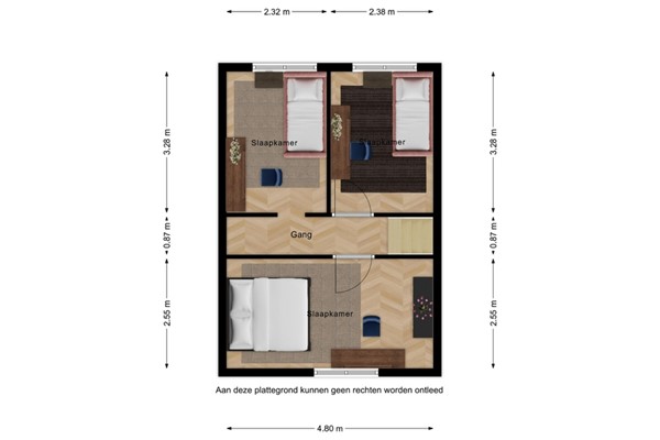 Floorplan - Achterweg 15, 4513 AJ Hoofdplaat