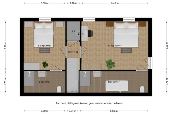 Floorplan - Vleeshouwerijstraat 19, 4524 DA Sluis