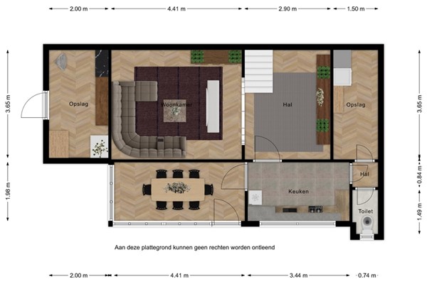 Floorplan - Hogeweg 9, 4513 KN Hoofdplaat