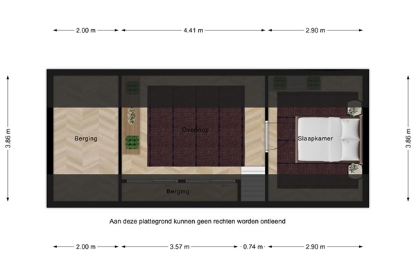 Floorplan - Hogeweg 9, 4513 KN Hoofdplaat