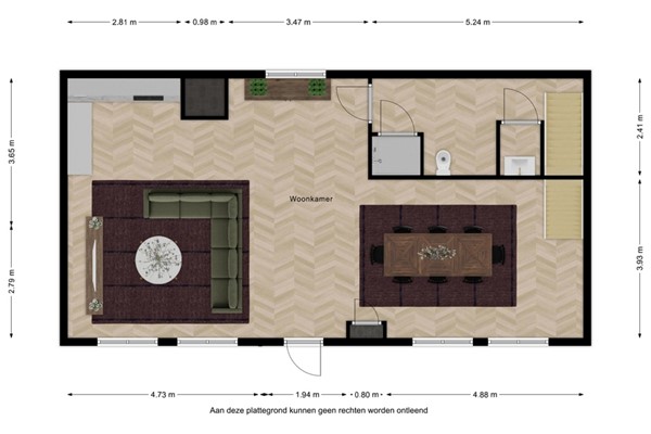 Floorplan - Nieuwstraat 20, 4531 CW Terneuzen
