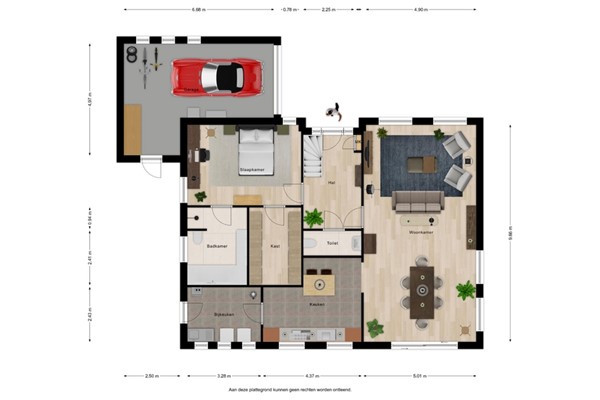 Floorplan - de Lente 8, 4511 PS Breskens