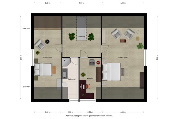 Floorplan - de Lente 8, 4511 PS Breskens