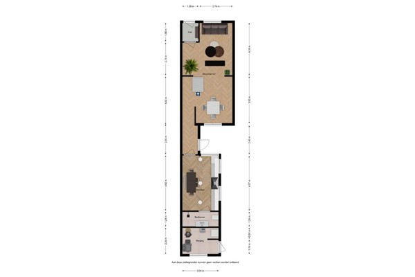 Floorplan - Kersenlaan 12, 4513 AK Hoofdplaat
