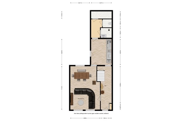 Floorplan - Koninginnestraat 39, 4515 CH IJzendijke