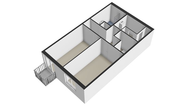 Floorplan - Zwanenstraat 23, 6211 BP Maastricht