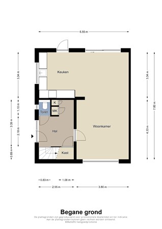 Floorplan - Olmenhoven 15, 6225 GD Maastricht