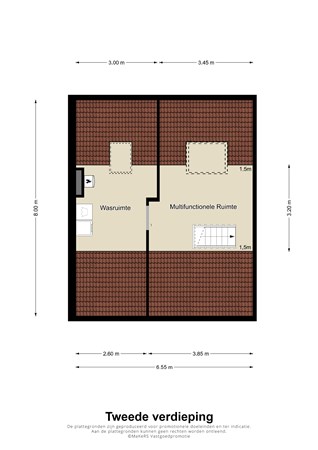 Floorplan - Olmenhoven 15, 6225 GD Maastricht