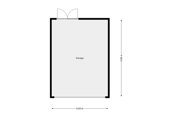 Binnenhaven 63, 1781 BL Den Helder - Plattegrond Binnenhaven 63 garage.jpg