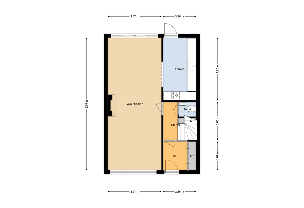 mediumsize floorplan