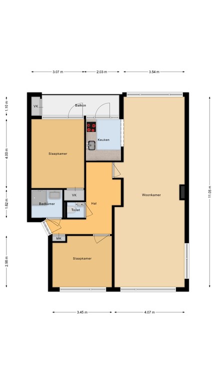 mediumsize floorplan