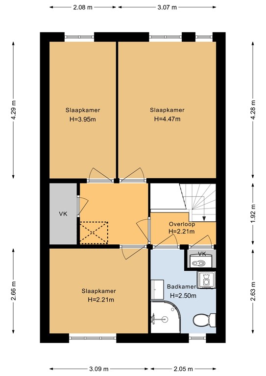 mediumsize floorplan