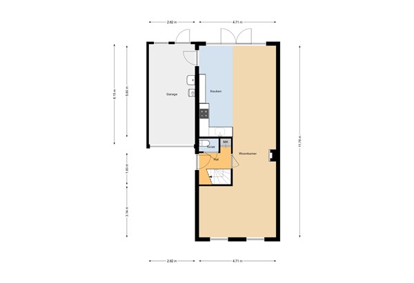 Wierbalg 2406, 1788 VH Julianadorp - Plattegrond begane grond Wierbalg 2406.jpg
