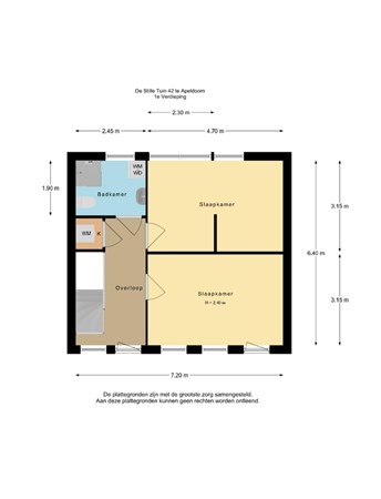 Floorplan - De Stille Tuin 42, 7325 GV Apeldoorn